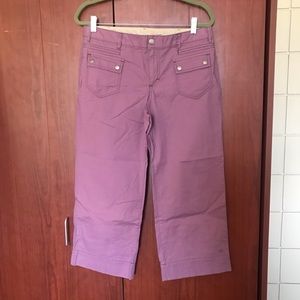 Athleta Mauve Hiking Utility Cropped Pants